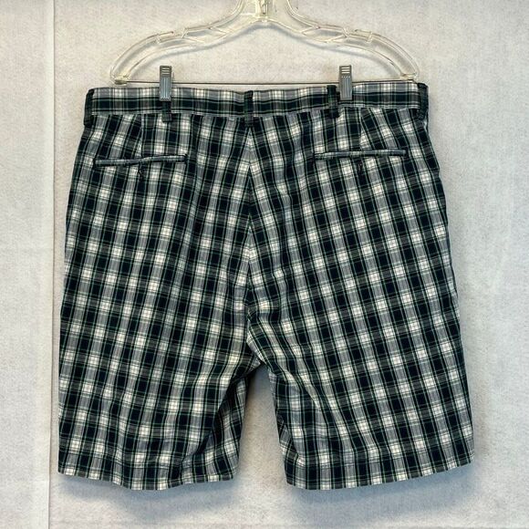 POLO RALPH LAUREN Men’s Shorts 38 Green Plaid Cotton Prospect Casual Golf Preppy - Picture 10 of 14